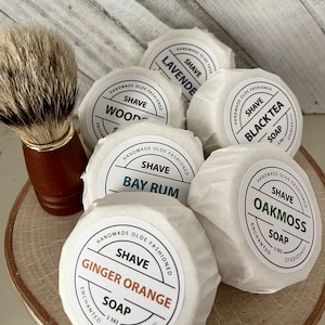 Men&#39;s Shave Soaps, Mens soap,  3 SOAP BUNDLE, gift for him.
