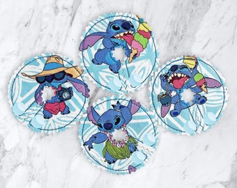 Set of 4 GTube Pads 100% Cotton G tube Pad Feeding Tube Pads G-Tube Mickey Button Cover AMT Mini Button Tubie Pad Button Buddies Reusable