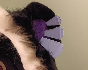 Fursuit piercing, 3 tamanhos diferentes, impresso em 3D