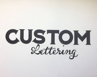 3 die cut letters custom letters banner letters