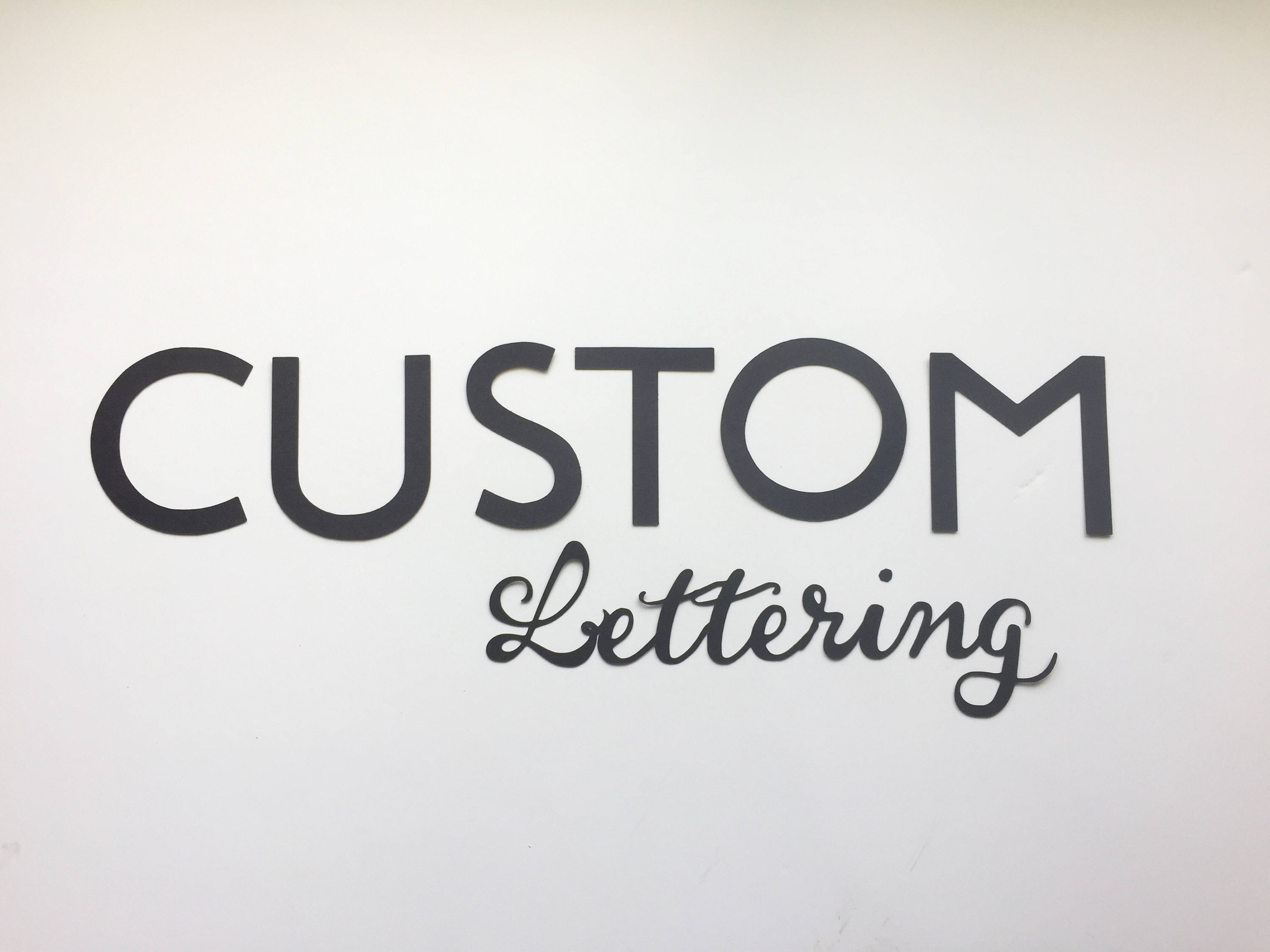 3 Die Cut Letters Custom Letters Banner Letters Etsy