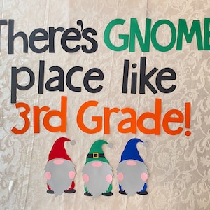 Teacher Ready Made Bulletin Board/Gnome/Grade/Elementary School/Classroom