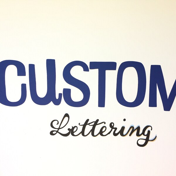 Custom Cardstock Cutouts Etsy