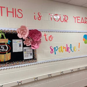 Teacher Ready Made Bulletin Board/Your Year to Sparkle/Elementary School/Classroom