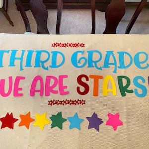 Teacher Ready Made Bulletin Board/Third Grade/Any Grade/We are Stars/Names/Stars