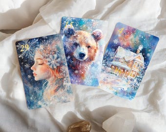 Winter Sonata Lenormand Card Deck, Lenormand Cards, Lenormand Deck, Oracle Deck, Petit Lenormand, Divination Cards
