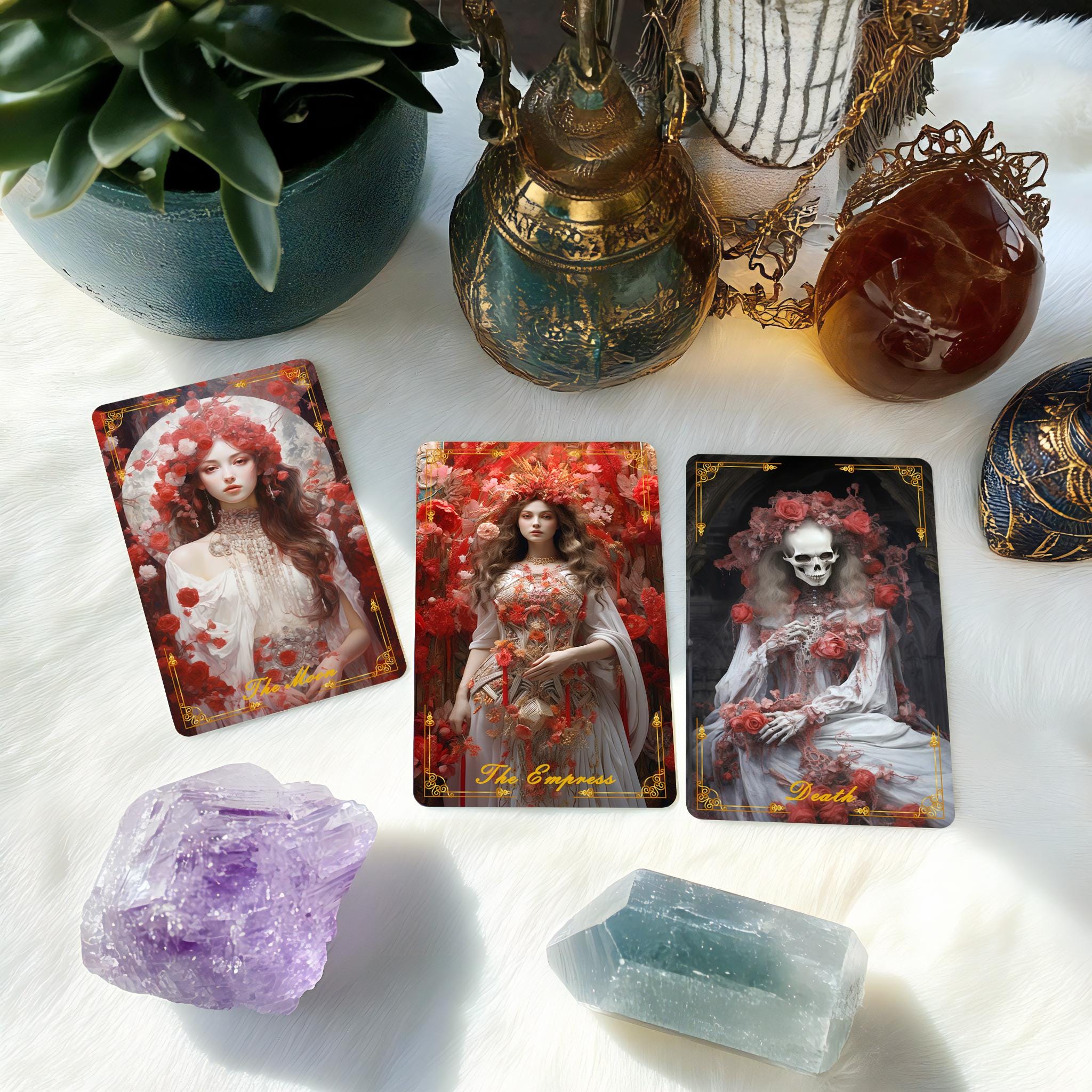 Divinity Oracle Blooms of Divinity Tarot Cards, Tarot Deck With Guidebook, Unique Tarot ...