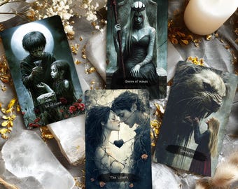 Tarot Nightfall Pact, 78 kart tarota, talia tarota Horror, talia kart do wróżenia okultystycznego, zestaw kart tarota gotyckiego, idealny dla kolekcjonerów i miłośników tarota