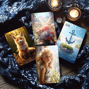 Dawn Illusion Lenormand Deck, Oracle Deck, Lenormand, Tarot Deck, Lenormand Cards, 36 Cards, Divination Cards, Fortune Telling