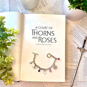 Charm Jewelry, Snow Ball Fight, ACOTAR Inspired, Bookish Jewelry, Booktok, Book Lovers, Charm Bracelet, Book Merch, Rhysand, Azriel, Cassian