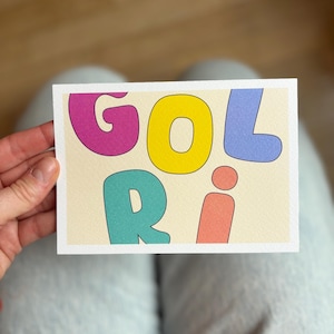 Affiche colorée_carte postale "GOLRI" A4, A5, A6
