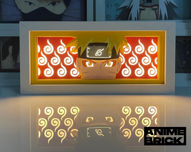 Anime Lightbox, Anime-inspired Art, Anime Eyes Decor, Christmas Anime ...