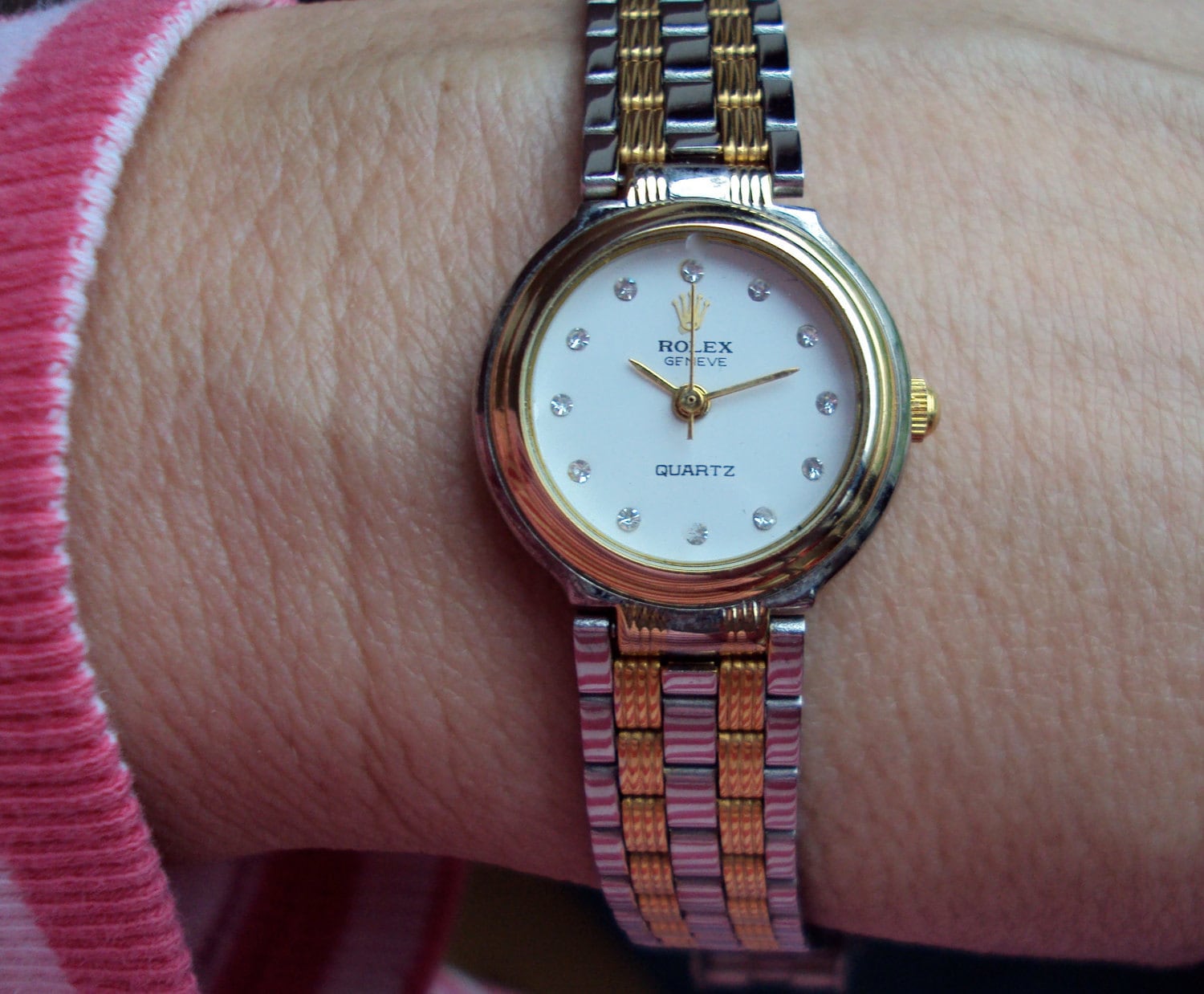 Designer Ladies Watch Rolex W Rhinestones Quartz Geneve - Etsy Designer Ladies Watch Rolex W Rhinestones Quartz Geneve - Etsy