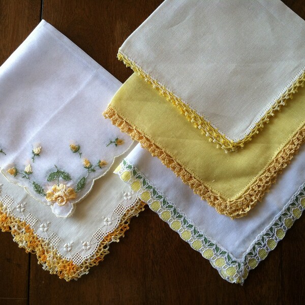 Spingtime Yellow Hankie Lot