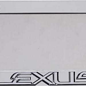 Lexus 3D Stainles Steel License Frame