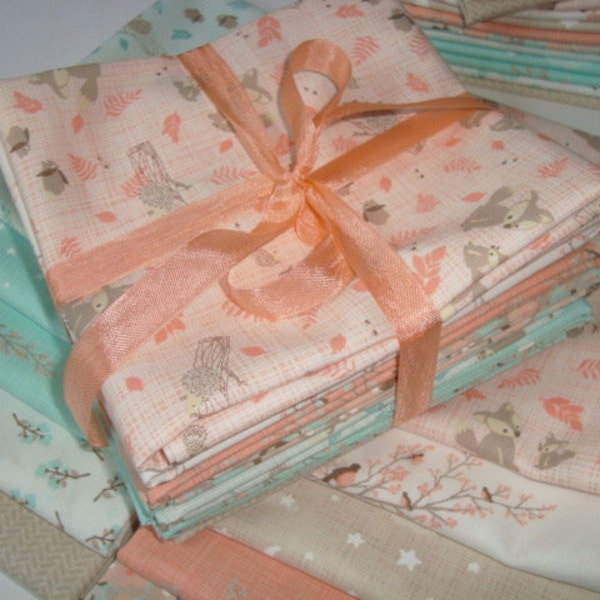 Lullaby collection from Kate and Birdie Paper Co Fat Quarter set