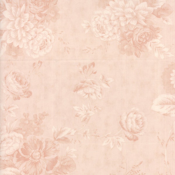 Seaside Floral by 3 sisters for Moda Tonal Pink Floral on Pink 3756-22