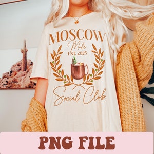 Moscow Mule Png Cocktail Club Png Social Club Png Summer Png Signature Drinks Girls Trip Png Vodka Lover Png Fun Brunch Png Drink Design