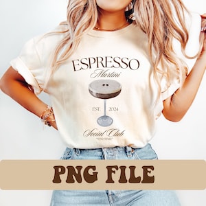 Espresso Martini Social Club Png Signature Cocktail png Signature Drink Png Brunch Png Cocktail Png Martini Png Tini Time Png Holiday Drink