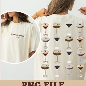 Espresso Martini Social Club Png Girls Brunch Png, Cocktail Social Club Png Trendy Bachelorette Png, Signature Drink Png Signature Cocktail