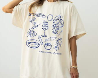 Coastal Png,Tomato Girl Summer Png,Italian Market png,Sardines png,Oysters,Lobster png,Girls Trip png, Travel Shirt, Food and Drink Clipart