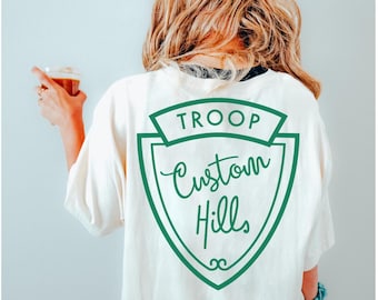 Troop Beverly Hills Custom Pink California Tshirt, Phyllis Nefler Wilderness Girls Personalized Comfort Colors Troop Beverly Hills Preppy