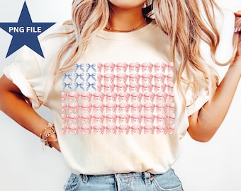Coquette 4th Of July Png, Coquette USA png, America Png,Western July Png, Summer Png, Fourth of July Png,  Girly July 4th Png, Patriotic Png