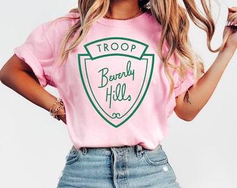 Troop Beverly Hills Shirt Pink California Tshirt, Phyllis Nefler Wilderness Girls Hoodie, Comfort Colors Troop Beverly Hills Tee Preppy Gift