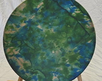 16" Tie-dye Deer frame drum