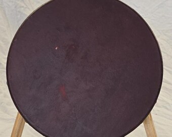 12" Deep red/burgundy frame drum