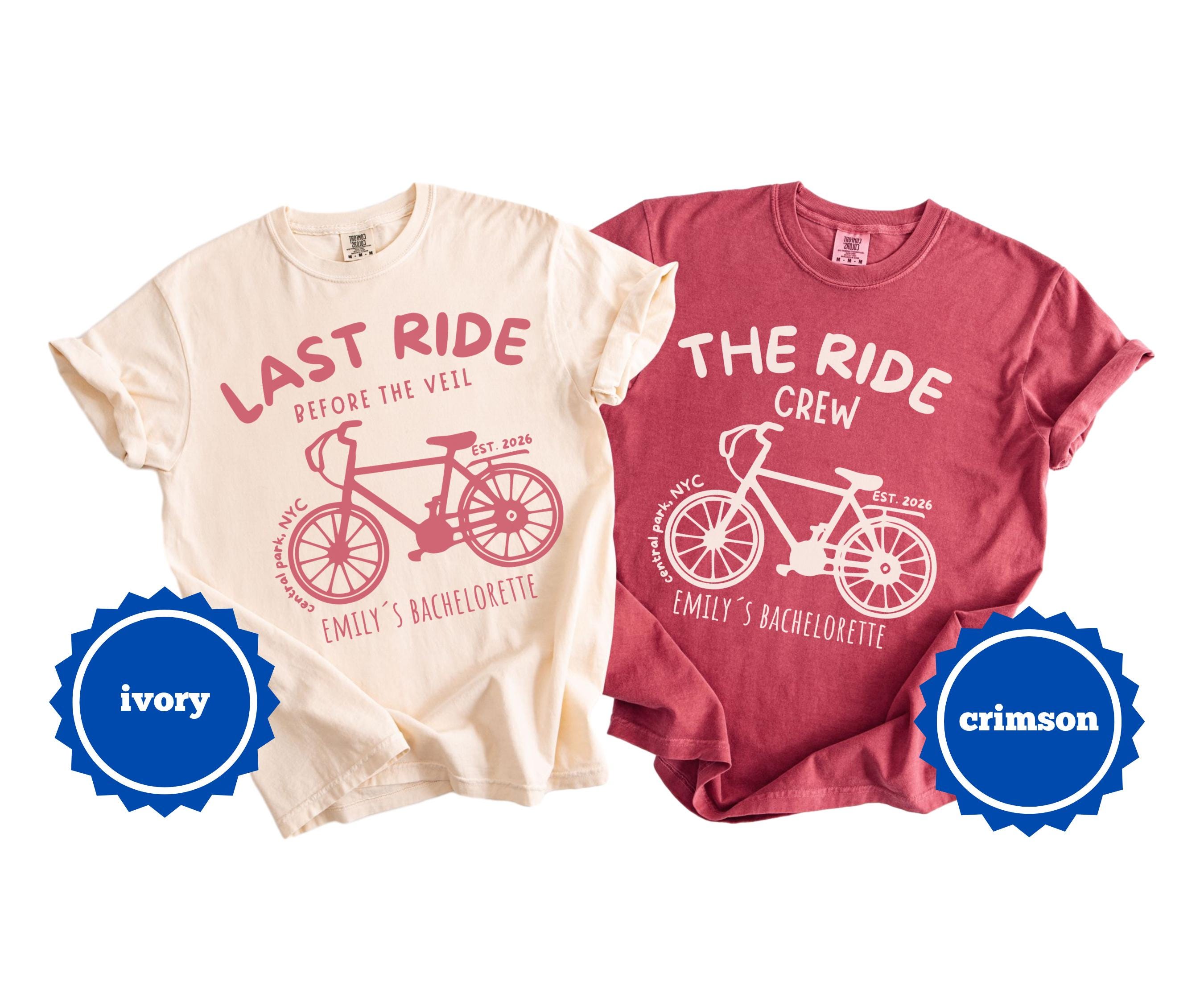 Last Ride Before the Veil Shirt, Bike Bachelorette Party Tee, Bride ...