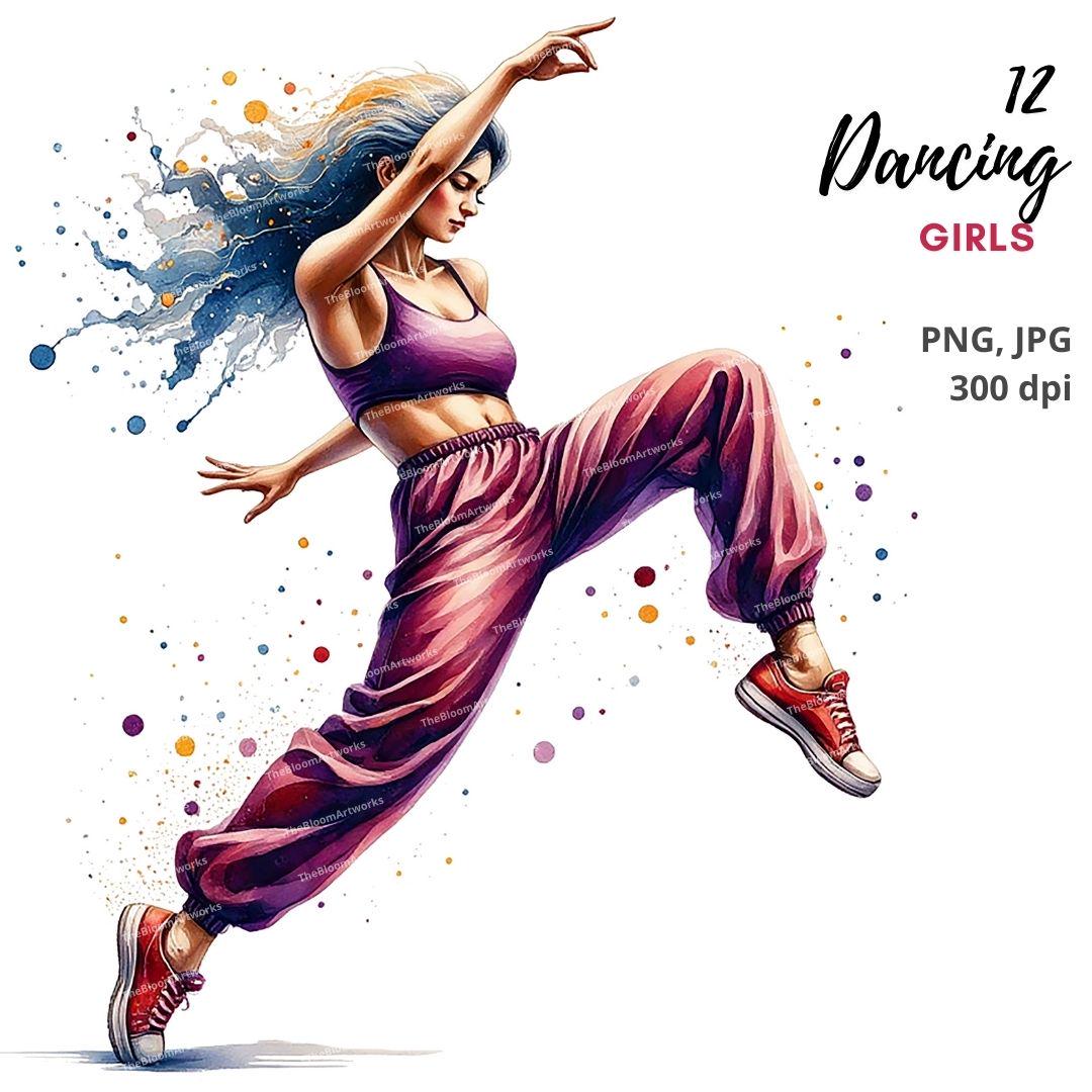 Girl dancer hip hop clip art Canada