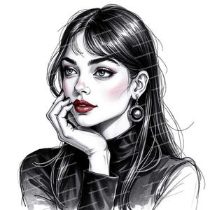 12 Fashion Girl Clipart, Moderne Frau, Stilvolle Frau Illustration, Hochwertige PNGs, Sublimation Design, Clip Art für Karten Einladungen