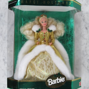 Vintage 1994 Mattel Special Edition &quot;Happy Holidays Barbie&quot; doll, Box error
