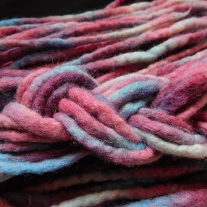 Ready to ship 69ct Pink Purple Blue Tie Dye Wool Dreadlocks Accent Hair Extensions Fairy Handmade Double Ended Viking Festival Gothic Rave