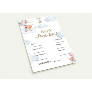 Voorspellingskaarten voor baby's