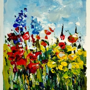 ACEO Original painting Gouache painting ACEO art Summer meadow painting Tiny painting Gouache original art Aceo cards Wild flower painting ACEO painting ACEO Original art Gouache painting aceo cards aceo artwork aceo mini painting Aceo meadow wildflowers wall art miniature painting tiny art tiny painting small painting small wall art OlgaViviArt