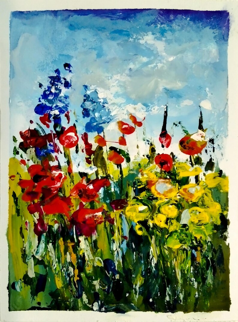 ACEO Original painting Gouache painting ACEO art Summer meadow painting Tiny painting Gouache original art Aceo cards Wild flower painting ACEO painting ACEO Original art Gouache painting aceo cards aceo artwork aceo mini painting Aceo meadow wildflowers wall art miniature painting tiny art tiny painting small painting small wall art OlgaViviArt