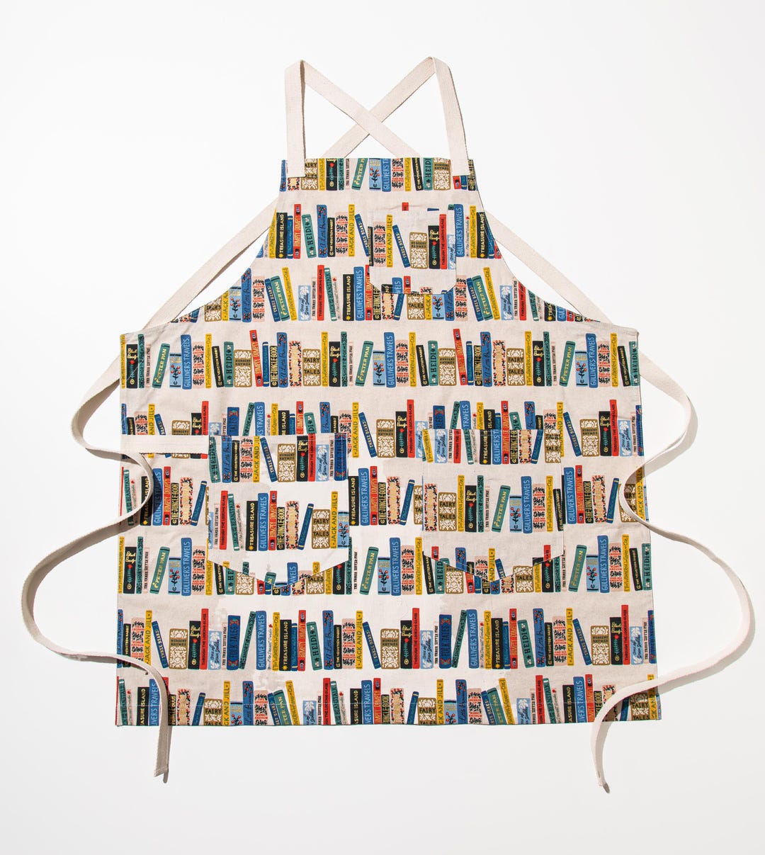 Library Apron Personalized Crossback Apron Made With Rifle Paper Co. | Book Club ...