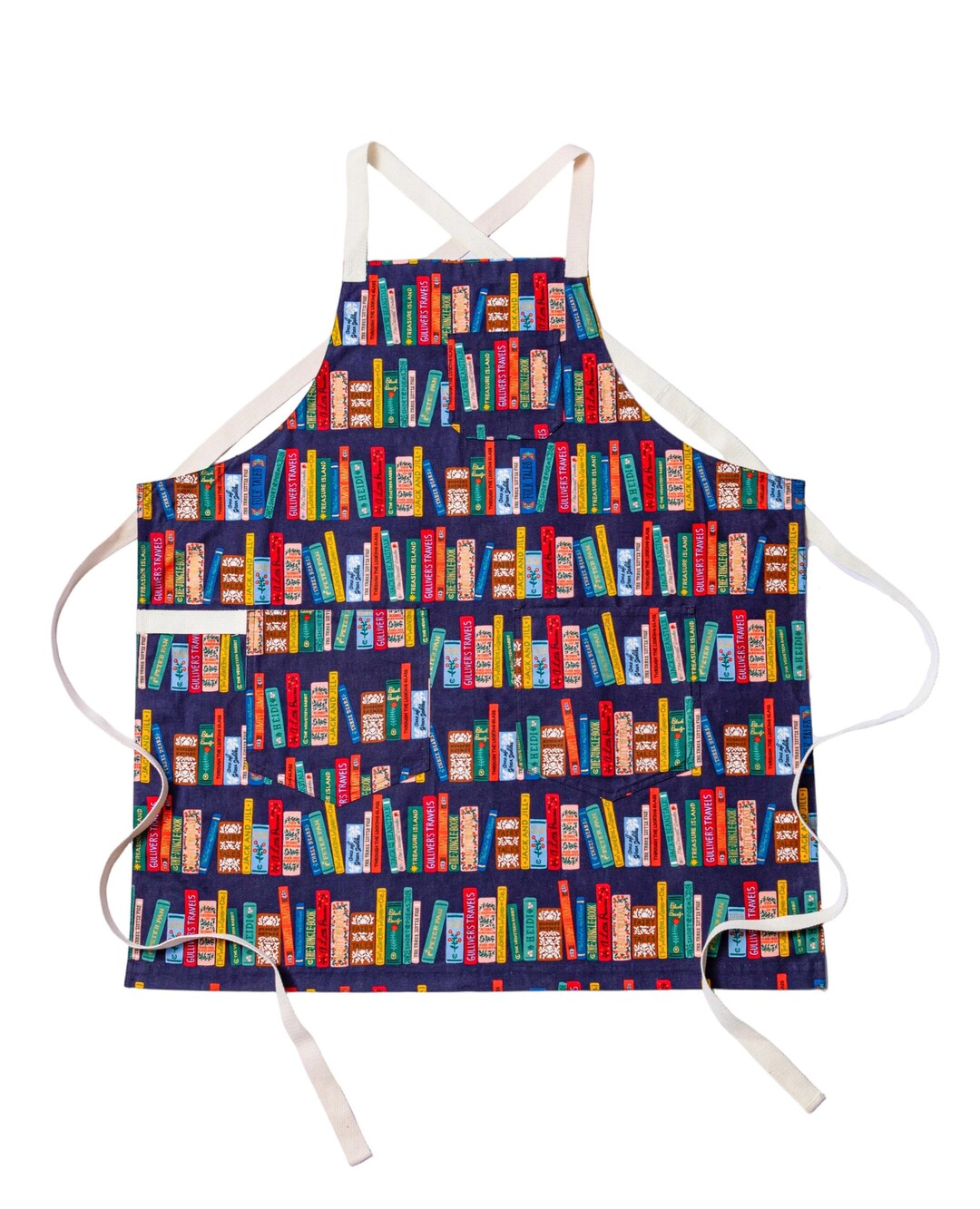 Personalized Crossback Apron Made With Rifle Paper Co. | Book Club ...