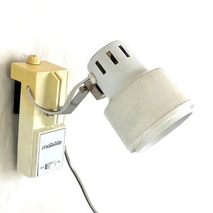 Vintage Mobilite Headboard Task Lamp – Adjustable Arm Light Model 315