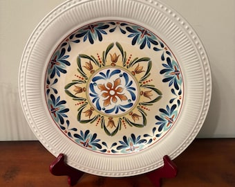 Pier 1 Athena 11”dinner Plate Spanish Mexican Greek Like Design - Etsy