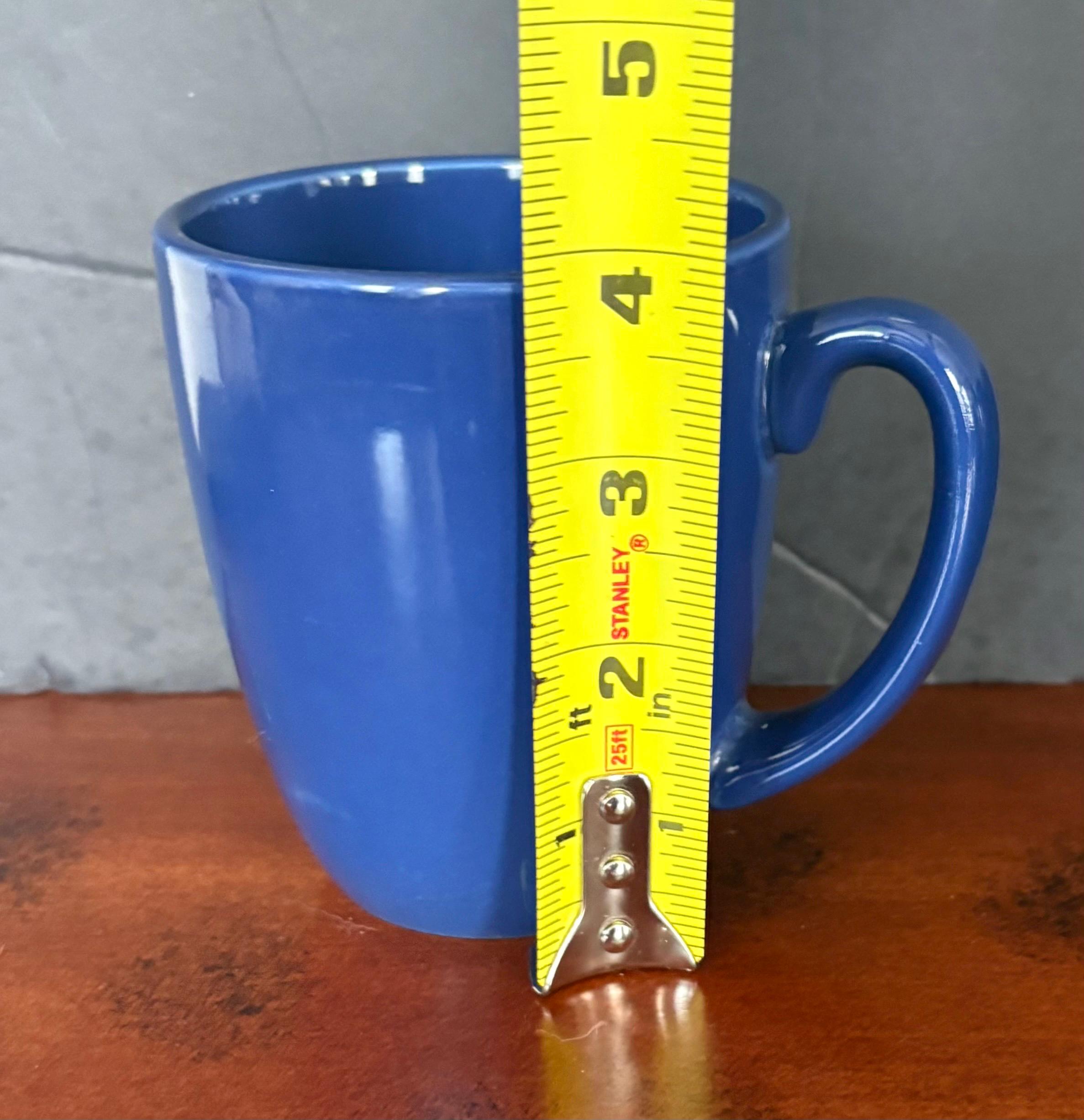 Corelle Coordinates Stoneware 4” Cornflower Medium Blue Coffee Tea