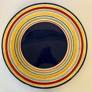 Sedona by Pfaltzgraff 14”  Multicolored Striped Serving Bowl Platter