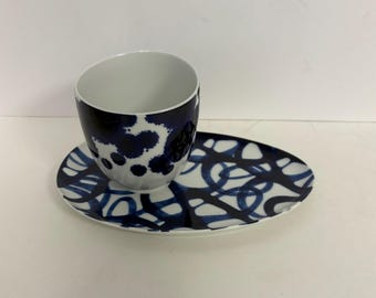 Richard Ginori Paola Navone Folk Art Plate - Etsy