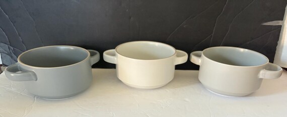 Mikasa Ella Stoneware Stackable Bowls Set of 3 - Etsy