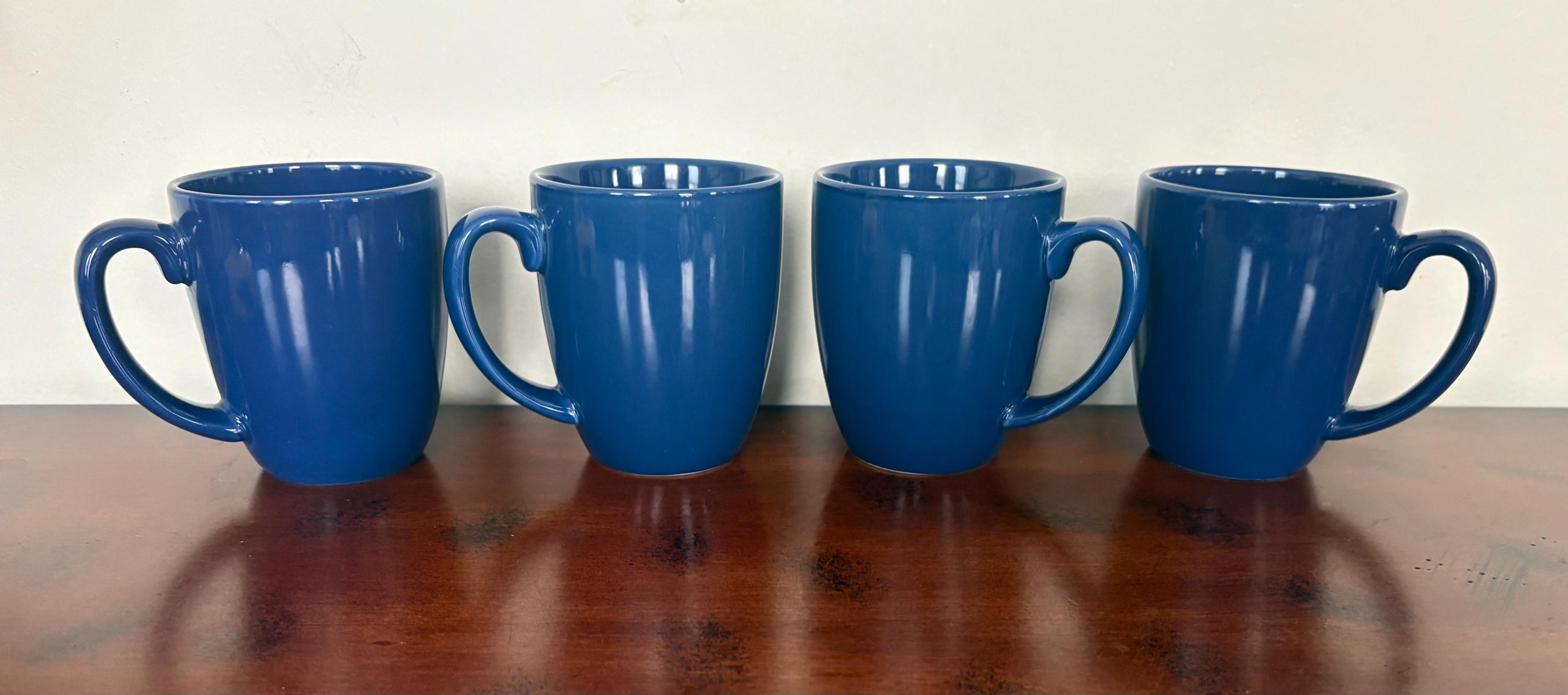 Corelle Coordinates Stoneware 4” Cornflower Medium Blue Coffee Tea