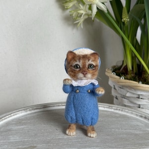 Tom Kitten Nadel gefilztes Wolle Kätzchen Inspiriert von Beatrix Potters The Tale of Tom Kitten