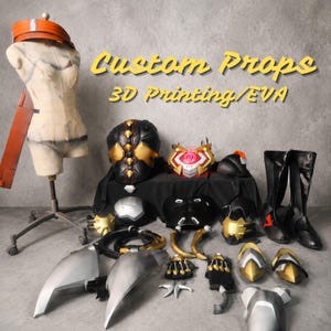 Benutzerdefinierte Cosplay Requisiten, Cosplay Auftragsarbeiten, Benutzerdefinierte Eva / 3D gedruckte Requisiten, Benutzerdefinierte Rüstung Requisiten, Benutzerdefinierte Oc Kostüme, Fantasy Requisiten Aufträge