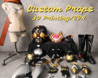 Accessori per cosplay personalizzati, commissioni per cosplay, accessori personalizzati in EVA/stampa 3D, accessori per armature personalizzati, costumi personalizzati per personaggi originali, commissioni per accessori fantasy